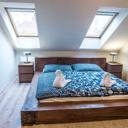 アパート Spacious And Quiet Attic Flat In Centre *