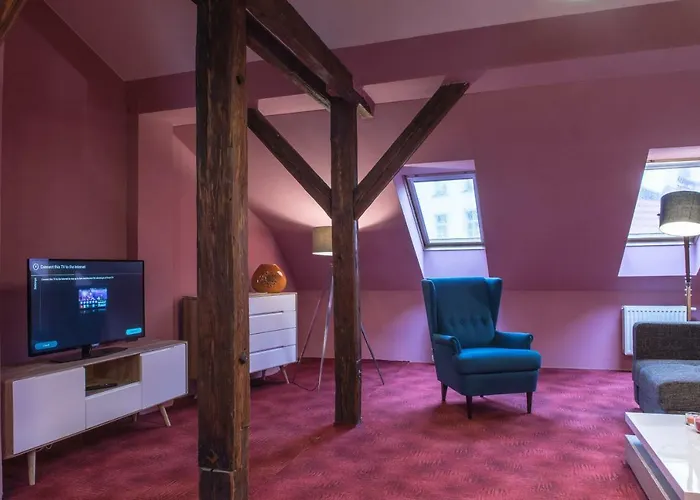 Spacious And Quiet Attic Flat In Centre アパート
